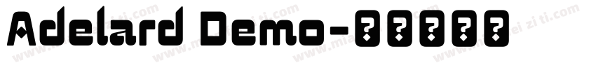 Adelard Demo字体转换